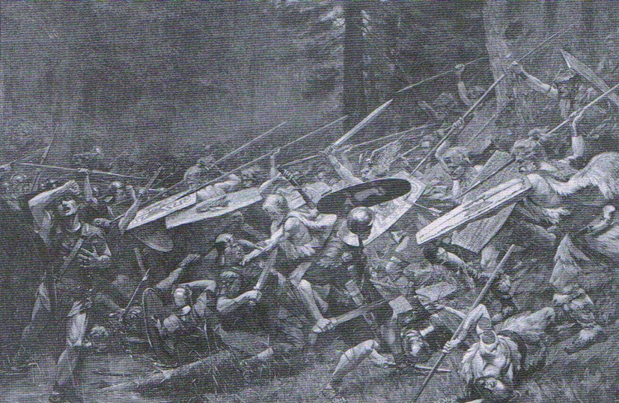 Battle of the Teutoburg Forest - Furor Teutonicus, Paja Jovanovi?, 1889.